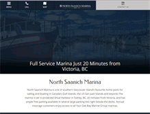 Tablet Screenshot of northsaanichmarina.com